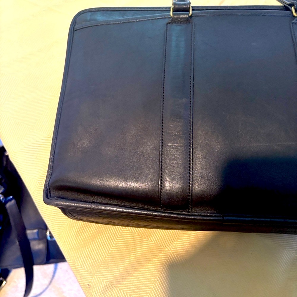 Vintage Coach Bonnie Cashin Slim Unisex Briefcase/Laptop Bag - Picture 4 of 13